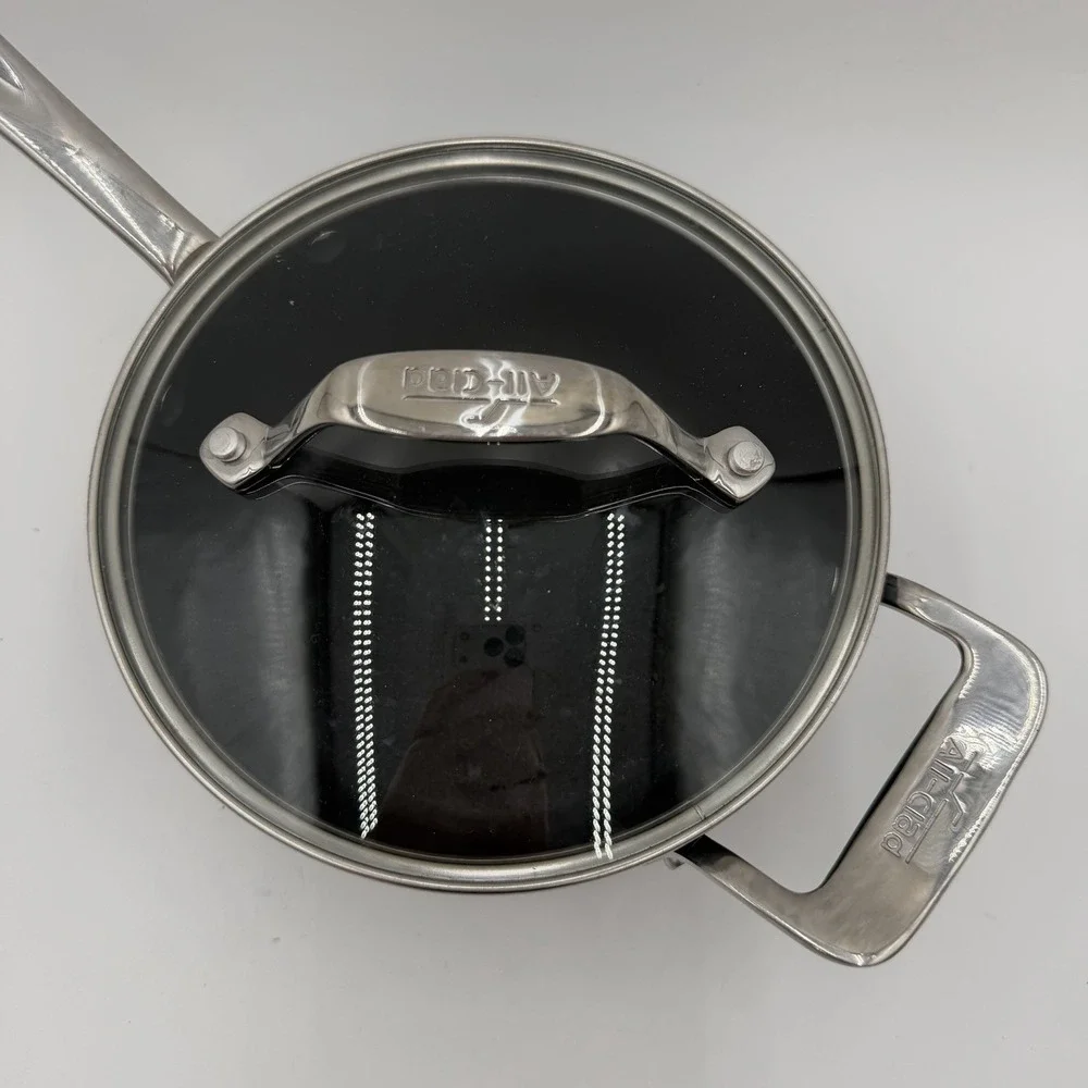 All-Clad Essentials 2.5-qt Nonstick Sauce Pans with Glass Lid *See Photos